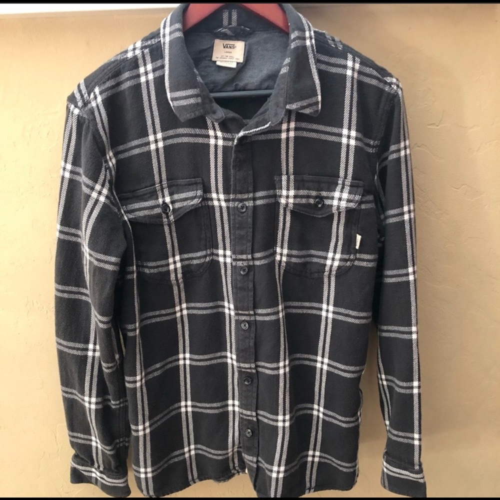 Vans Wayland button front flannel shirt
